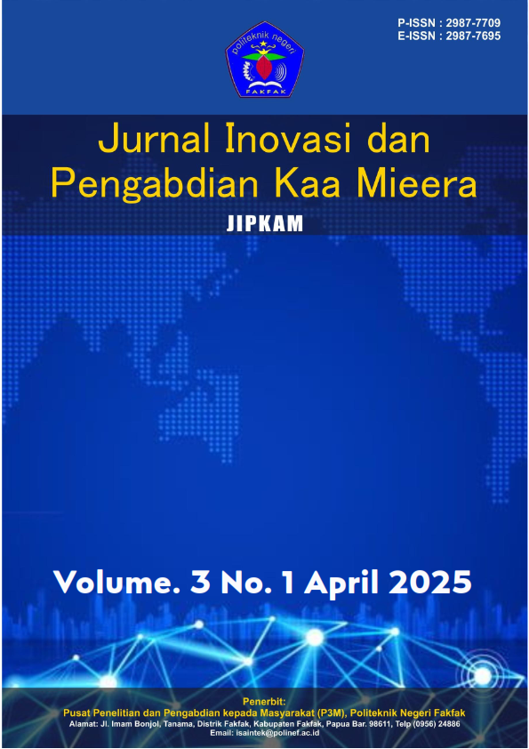 View Vol. 3 No. 1 (2025): April: Jurnal Inovasi Dan Pengabdian Kaa Mieera (JIPKAM)